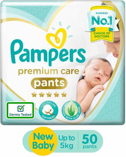 Pampers Care Pants, New Born, Extra Small size baby dia...