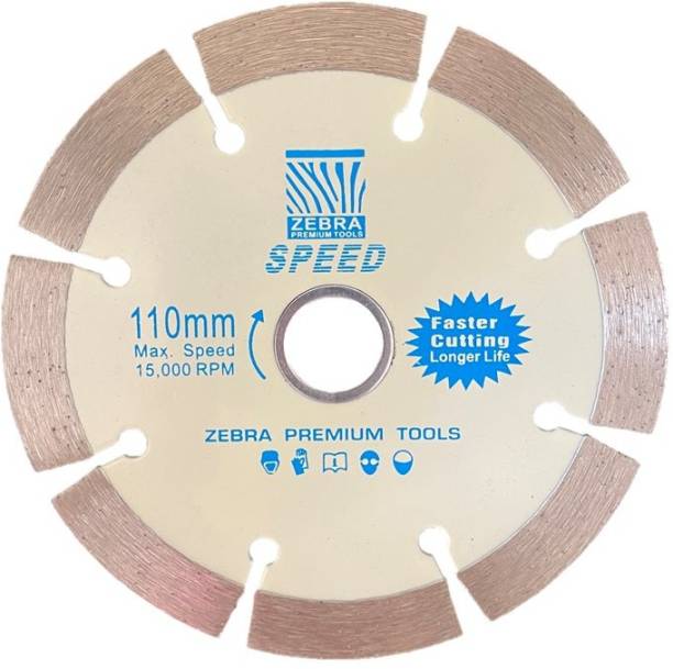 Zebra Premium Tools Speed Z-M01 Diamond Cutting Wheel 4''/110MM 15000RPM 4 inch Marble Tiles Concrete Cutting Blade Wheel Metal Cutter