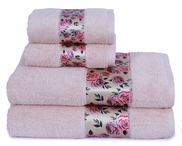 RANGOLI Cotton 450 GSM Bath Towel Set