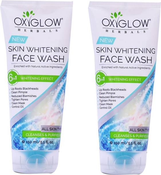 Oxyglow Skin Whitening A 150 Ml Pack 2 Face Wash Price In India Buy Oxyglow Skin Whitening A 150 Ml Pack 2 Face Wash Online In India Reviews Ratings Features Flipkart Com
