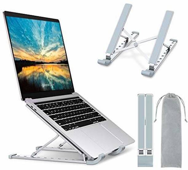 Brother And Sista Laptop Stand Holder For Desk Adjustable Portable Computer Riser Stand Foldable Aluminum Notebook Elevator For Mac Macbook Pro Air Lenovo Hp Dell More 10 To 15 6 Inches Laptops Tablets