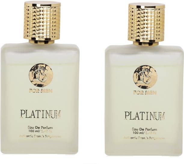 Lyla Blanc PLATINUM Perfume Spray for Men- Pack of 2 (100ml each) Eau de Parfum  -  100 ml
