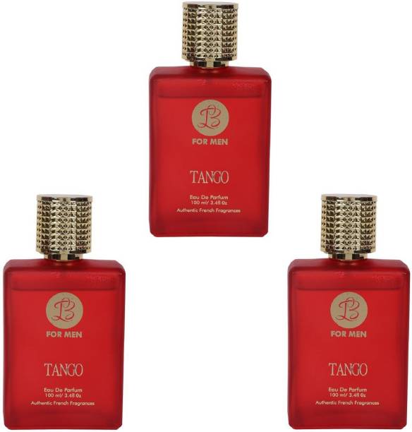 Lyla Blanc TANGO Perfume Spray for Men- Pack of 3 (100ml each) Eau de Parfum  -  300 ml