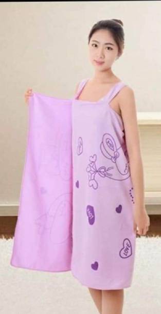 Mythos Purple Free Size Bath Robe