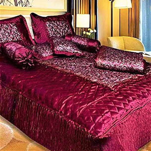 STITCHY Satin Double King Sized Bedding Set
