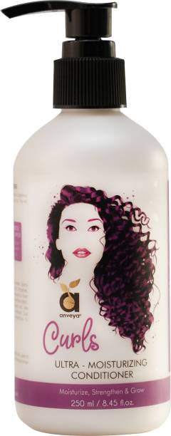 Anveya Curls Ultra-Moisturizing Conditioner for Curly Hair, 250ml