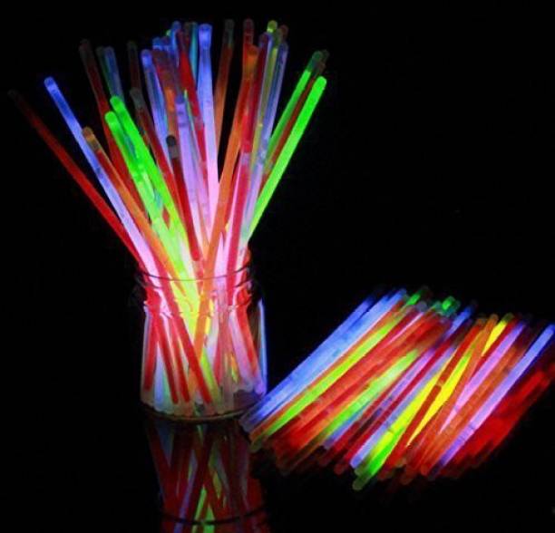 Smartcraft glow stick (pack of 100),light up toys glow stick bracelets mixed colors party Pennant Flag