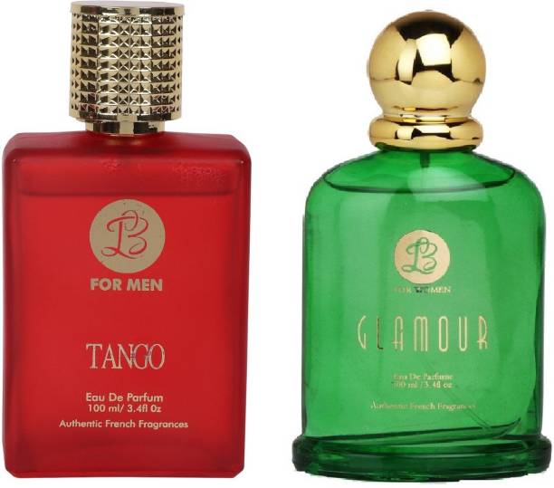 Lyla Blanc Mens TANGO & Womens GLAMOUR - (Set of 2 Perfume for Couple) (100ml each) Eau de Parfum  -  100 ml