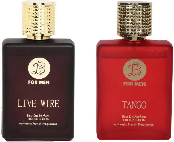 Lyla Blanc LIVE WIRE TANGO Perfume Spray for Men- (Set of 2) (100ml each) Eau de Parfum  -  100 ml