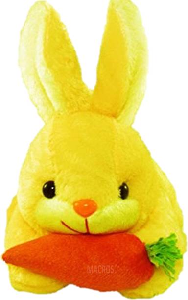 Macros Rabbit with carrot very soft Toys For Kids (teddy bear)  - 25.01 cm