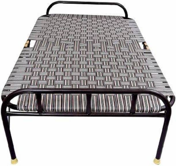 COMFORT Creation Comfort Single Folding With Super Deluxe Quality 2 In 1 Niwar With Free Extras Shoe Base Given Inside Package Used For Sleeping And Indoor-Outdoor Purpose Metal Queen Bed Metal Queen Bed