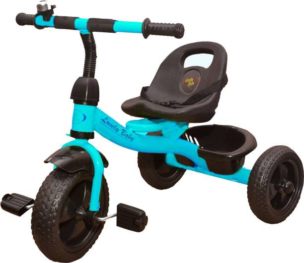Stepupp BABY TRICYCLE FOR KIDS WITH BASKET BLUE COLOUR KIDS TRICYCLE RECOMMENDED TRICYCLE FOR BABY GIRL OR TRICYCLE FOR BABY BOY OR TRICYCLE FOR TODDLER GIRL OR TRICYCLE FOR TODDLER BOY RECOMMENDED FOR TODDLER 1,2,3,4,5 YEAR CHILDREN TRICYCLE FOR KIDs BABY TRICYCLE KIDS TRICYCLE TRIKES 01 BLUE 01 Tricycle