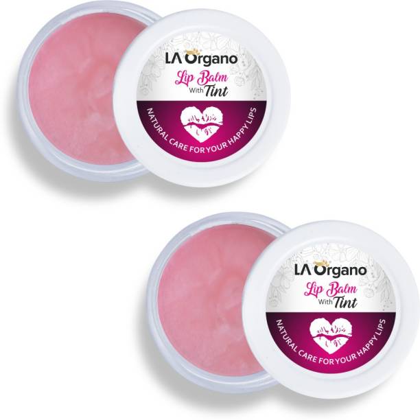 LA Organo Tint Lip Balm For Dry, Chapped Lips (Pack of 2) Tint