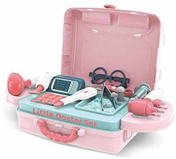 jmv Doctor's Medical Activity Utility Suitcase | Doctor Kit Pretend Play Set Toys for Kids.