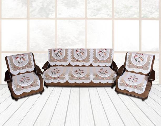 Luxury Crafts Polyester Floral Sofa Cover