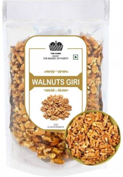 The Farm Basket Walnut Without Shell ( Akhrot Giri ) (Grade - 8 Piece) (Pack of 250GM) Walnuts