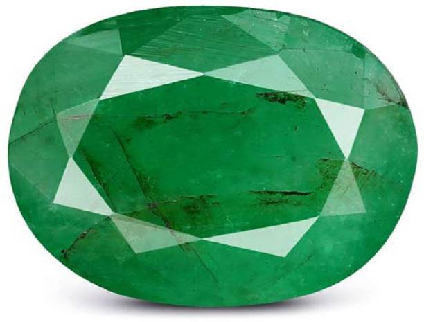 Gems Jewels Onlline Gems Jewels Online Loose 7.25 Carat Certified Natural Colombian Emerald – Panna Stone Emerald Stone