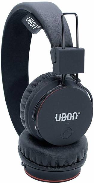 Ubon BT-5720 Rapstar Wireless 5.0 On Ear Headphone 10 Hrs Playtime with Mic/Aux/TF Card Slot Bluetooth Headset