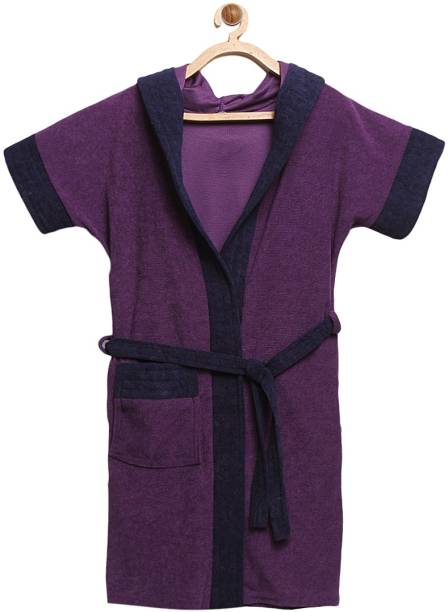 ELEVANTO Purplenavy XL Bath Robe
