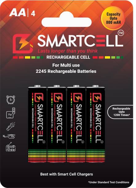 Smartcell AA Ni-MH Rechargeable 800mAH  Battery