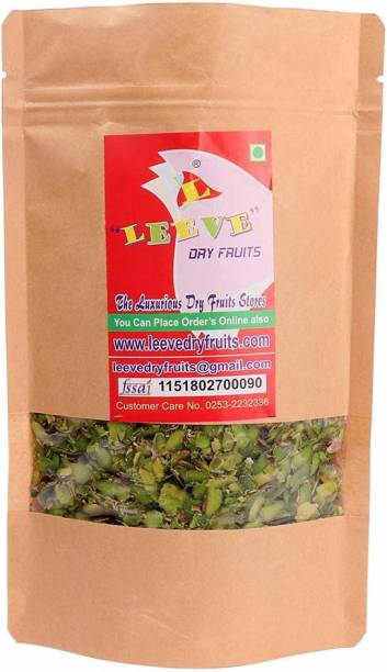 Leeve Dry fruits Fresh Green Pista Chips Without Salt Pistachios