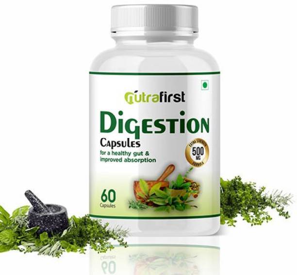 NutraFirst Digestion Capsules with Peppermint leave extract Capsules