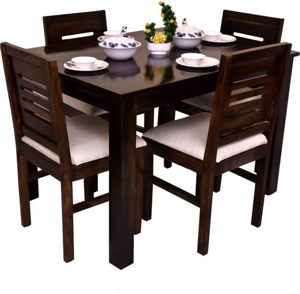 Stream Furniture Solid Wood 4 Seater Dining Set