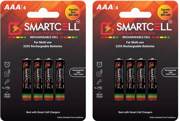 Smartcell AAA Ni-MH Rechargeable 800mAH  Battery