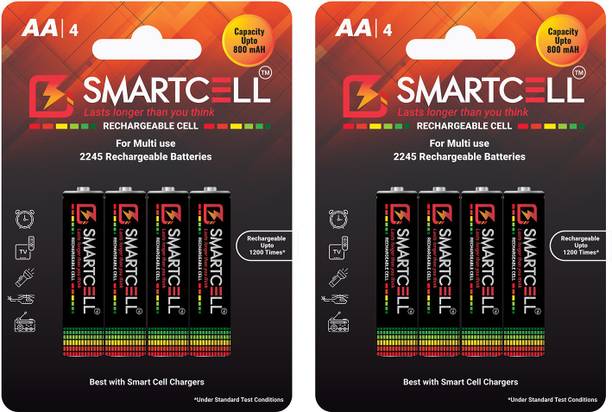 Smartcell AA Ni-MH Rechargeable 800mAH  Battery