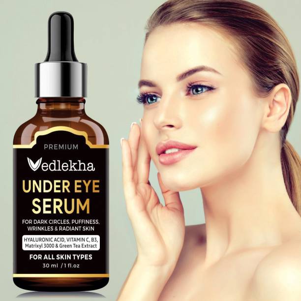 Vedlekha Premium Under Eye Serum For Reduces Black Dark Circles, Puffiness & Wrinkles