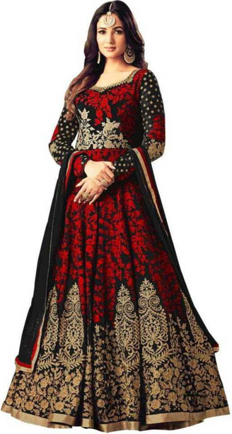 Long frock suit flipkart clearance