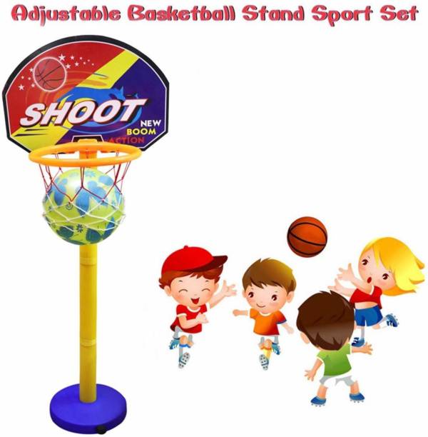 Myhoodwink Shoot Basketball Toy For kids With Adjustable Height Best Activity Game For Kids/ Indoor Outdoor Toy Basketball