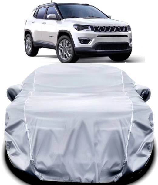 WAKLANE Car Cover For Jeep Compass (With Mirror Pockets...