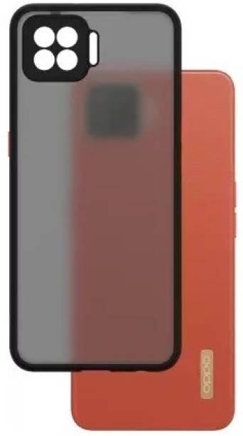 S-Hardline Back Cover for Oppo F17, (Smoke Matte Finish Camera Protection)