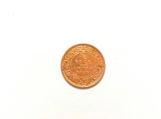 Phila Hub 1898-BRITISH INDIA 1/2 PICE GENUINE COPPER COIN ||EMPRESS VICTORIA Medieval Coin Collection