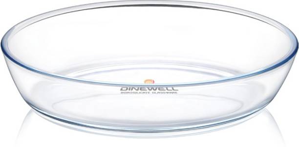 Dinewell Borosilicate Oval Glass Bakeware Dish (700 ml) Baking Dish