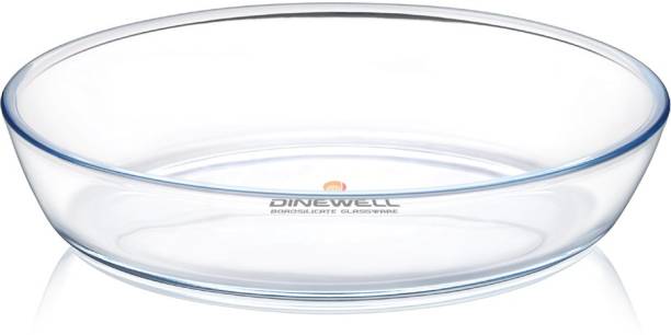 Dinewell Borosilicate Oval Glass Bakeware Dish (1600 ml) Baking Dish