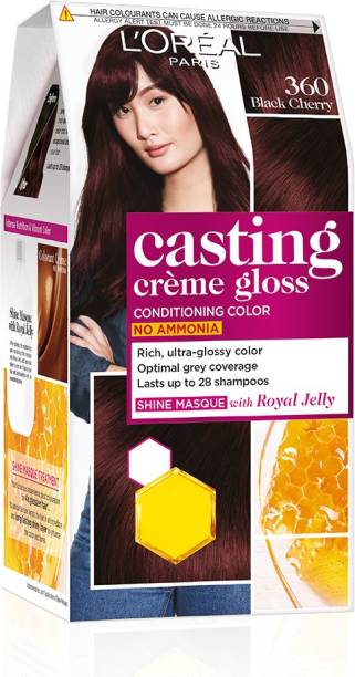 L'Oréal Paris Casting Creme Gloss Hair Color , Black Cherry 360