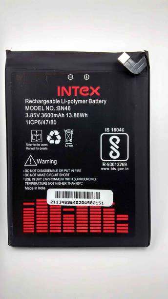 Intex Mobile Battery For  Xiaomi Redmi Note 6