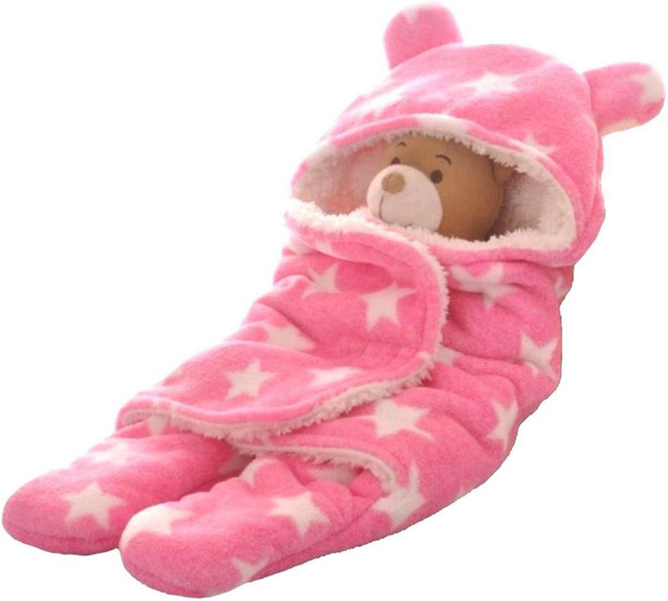 dark pink baby blanket