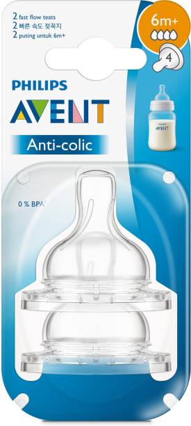 Philips Avent Anticolic teats 6 m+, pack of 2 teats Fas...