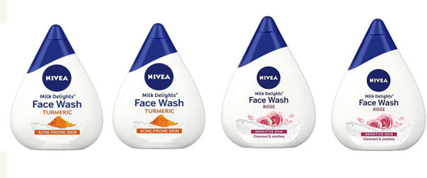 nivea face wash turmeric