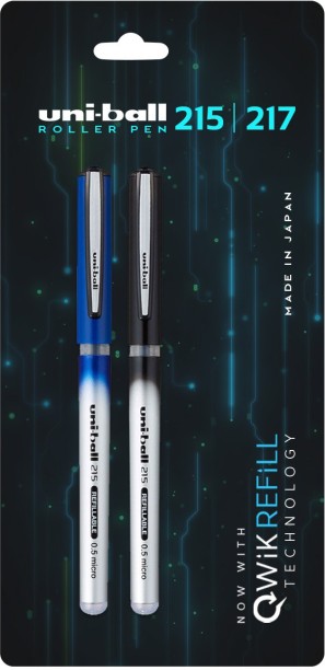 12pc UNI-BALL SXR-10 1.0mm ball point pen only refill for Jetstream pen BLUE 