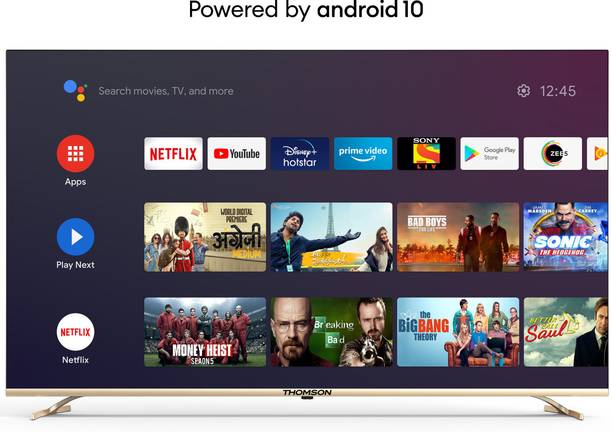 Thomson OATHPRO Series 108 cm (43 inch) Ultra HD (4K) LED Smart Android TV with Dolby Digital Plus & DTS TruSurround