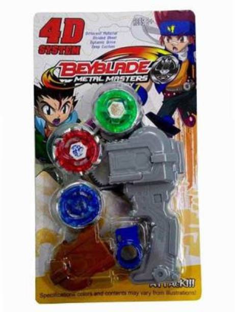 KENZAI Spin 4d Beyblade System Masters Fury With Handle...