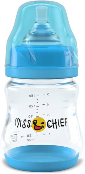 Miss & Chief by Flipkart Feeding Bottle-150 ML Wide Neck Blue - 150 ml