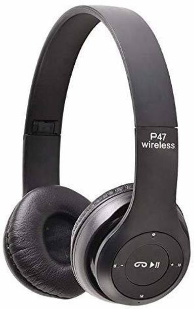 Top Headset Ear Covers cheap price 5stars Flipkart in India 92 BMC P47 Wireless Bluetooth Portable Sports Headphone with Microphone Bluetooth Headset