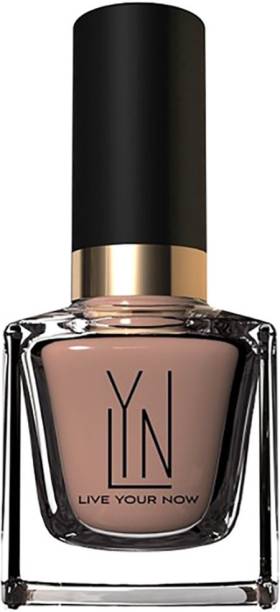 LYN Live Your Now Nail Polish Vegan - Non Toxic Long Lasting Nail Paint(Birthday Suit) Brown