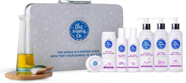 The Moms Co. Tip-To-Toe Baby Skin Care Essentials| Natural-Toxin Free| Baby Shower Gift Box