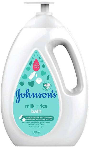 JOHNSON'S & Johnson Baby Bath ( Imported) Milk + Rice , With Natural Milk and Rice Extracts to help Skin feel Soft and Smooth